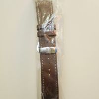 Оригинална кожена каишка за часовник TISSOT 21mm - кафява, снимка 1 - Каишки за часовници - 45545862