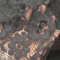 Макси Рокля в черно от мека еластична дантела и трико ликра!Размери:60,62,64,66, снимка 6 - Рокли - 45453963