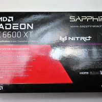 Нова видеокарта SAPPHIRE NITRO+ RX 6600 XT OC GAMING AURA RGB гаранция, снимка 9 - Видеокарти - 45144955