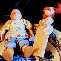 Играчки - момченце и вещицата на метла - кукли, снимка 1 - Кукли - 45784160