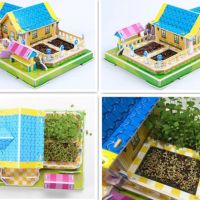 3D макет голям размер с растяща жива градина /  My Zilipoo - Stylish Villa 3Д макети, снимка 4 - Декорация за дома - 45467380
