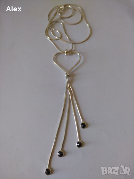 Синджири - стомана, сребро, стъкло, дърво , снимка 1