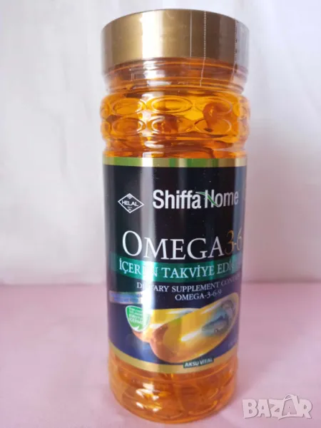 SHIFFA HOME ОМЕГА 3-6-9 500 mg. 100 меки капсули OMEGA, снимка 1