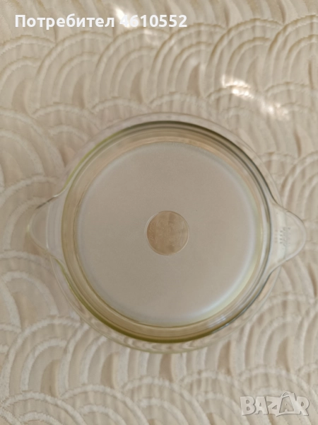 Нова кръгла тенджера от йенско стъкло "3", снимка 1