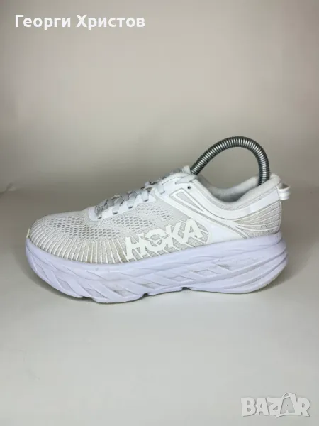 Hoka One One Bondi 7 Triple White Дамски Маратонки, снимка 1