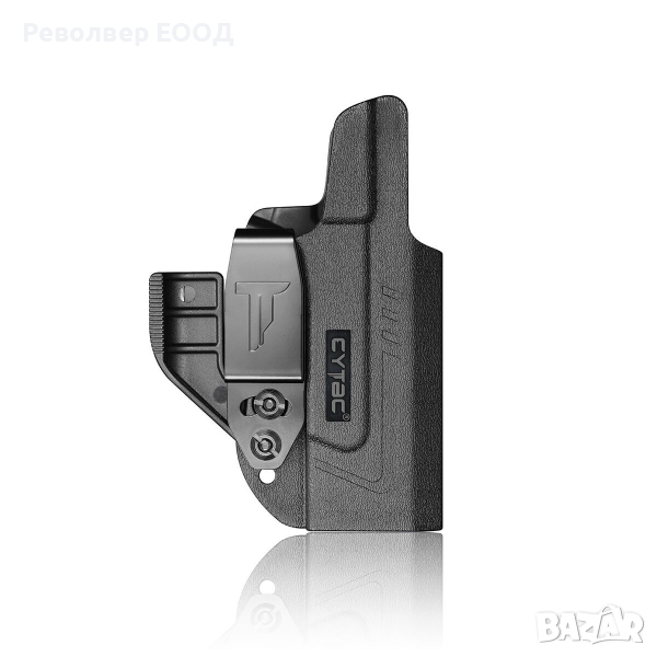 Полимерен кобур за скрито носене Cytac IWB Glock 19 CY-IV3G19MBC, снимка 1