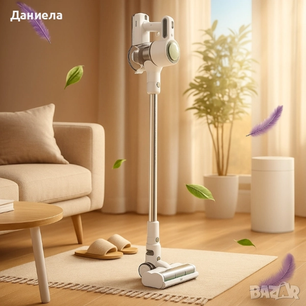 Безжична прахосмукачка Solac Turbobat Power - С HEPA филтър и LED четка, снимка 1