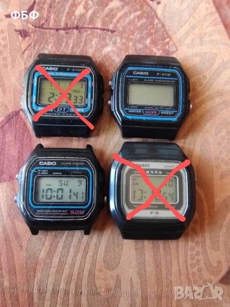 Casio лот от 4 часовника, снимка 1