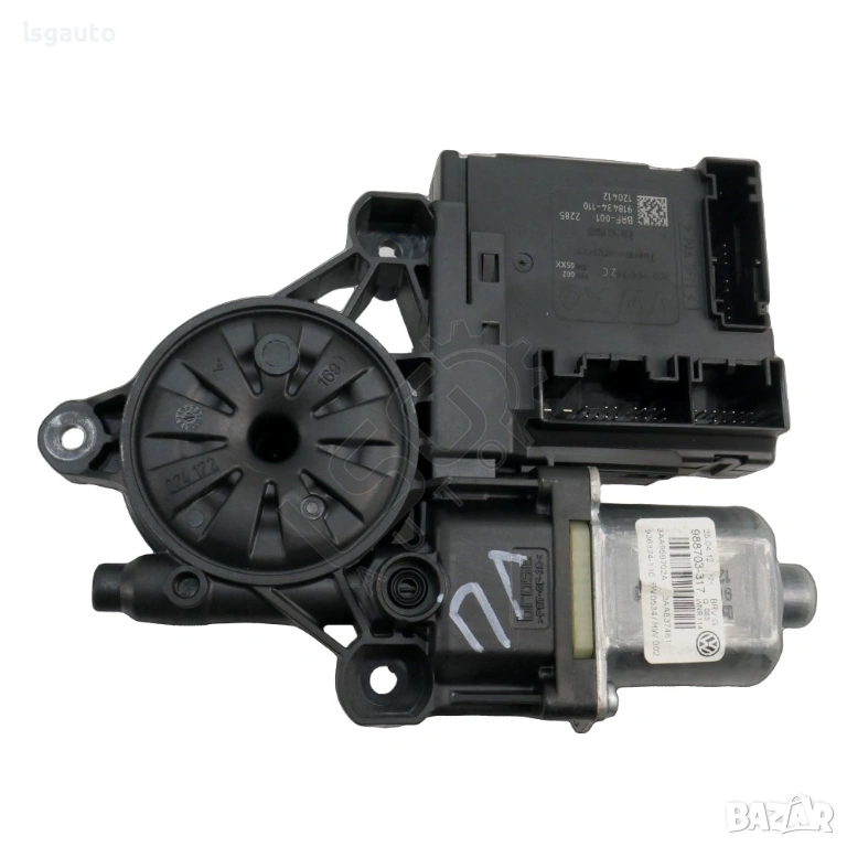 Моторче преден ляв ел.стъклоповдигач Volkswagen Passat (B7) 2010-2014 ID: 157081, снимка 1
