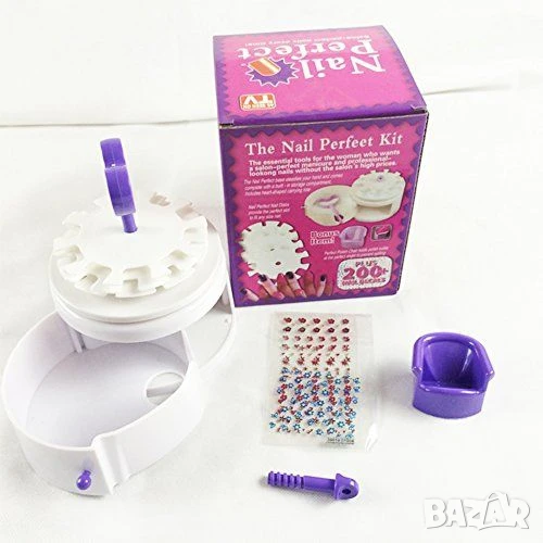 Уред за перфектен маникюр с 200 броя ваденки, снимка 1