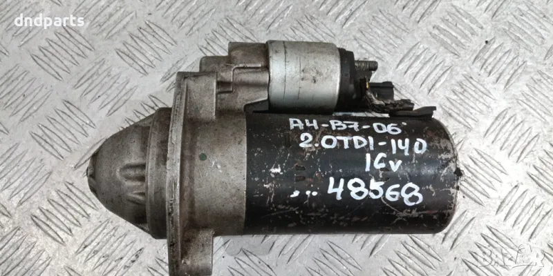 Стартер Audi A4 B7 2.0TDI 16v 140hp 2006г.	, снимка 1