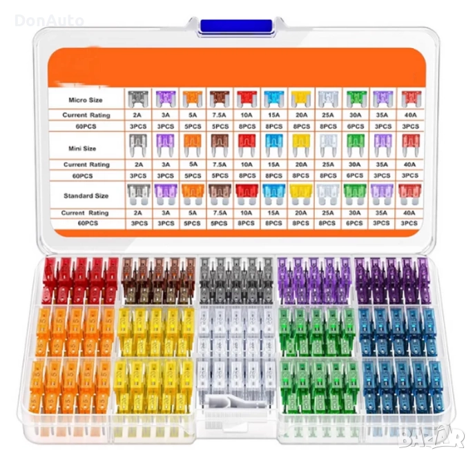 Комплект автомобилни предпазители/бушони, снимка 1