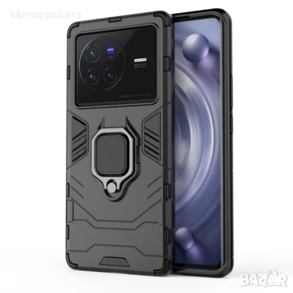 vivo X80 5G Удароустойчив Ring Holder Калъф и Протектор, снимка 1