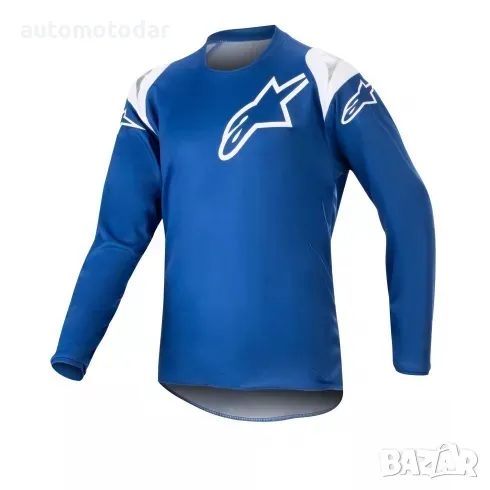 Детско мотокрос джърси ALPINESTARS Racer Narin BLUE/WHITE, снимка 1