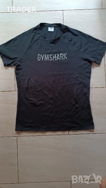 Черна тениска с къс ръкав GYMSHARK, снимка 1