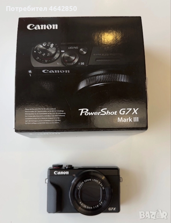 НОВ Canon G7X Mark iii, снимка 1