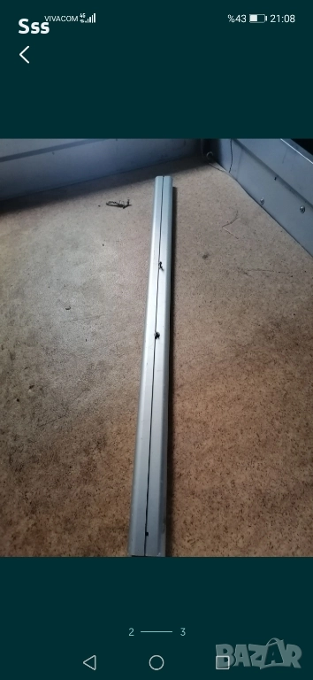 Алуминиева греда за велосипедна стойка , снимка 1