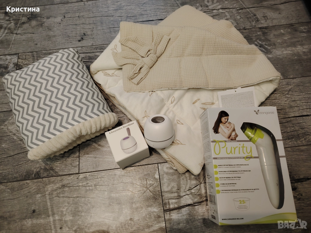 Аспиратор, Стерилизатор, Възглавница за кърмене и порт бебе, снимка 1