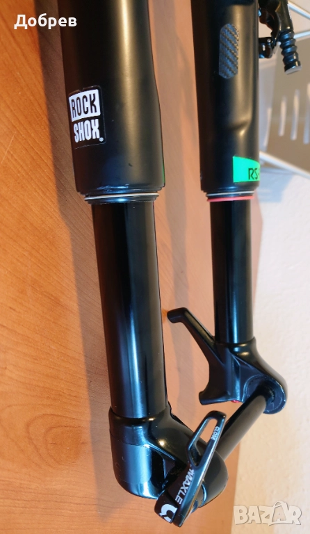 Вилка карбон RS1 RockShox 29", ход 110mm, Push Remote с Gate control, Rebound, с вкл. ос и команда, снимка 1