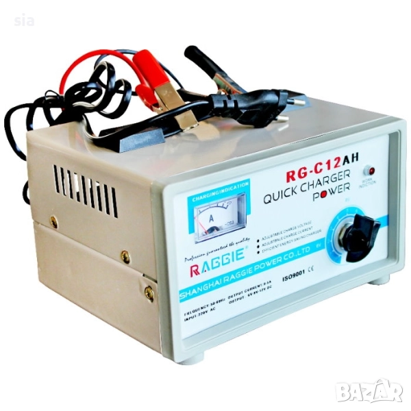 Зарядно за акумулатор 12А, снимка 1