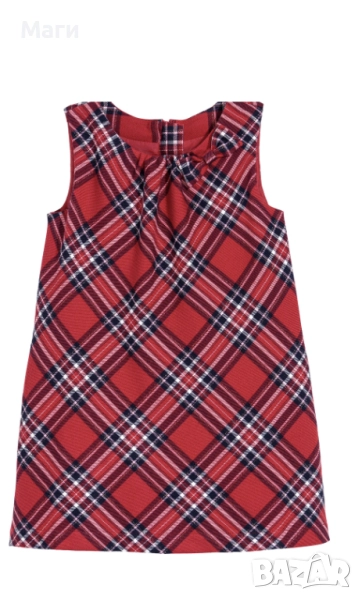 Детска карирана рокля H&M 7-8 години, снимка 1