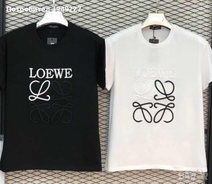 Дамска тениска с бродерия Loewe, снимка 1