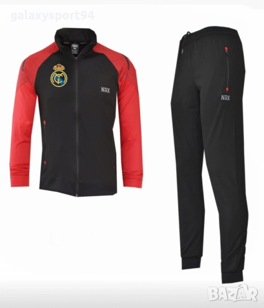 Анцуг Червен Черен Реал Мадрид New от 9 до 16г : 140 до 176см MBAPPe, снимка 1