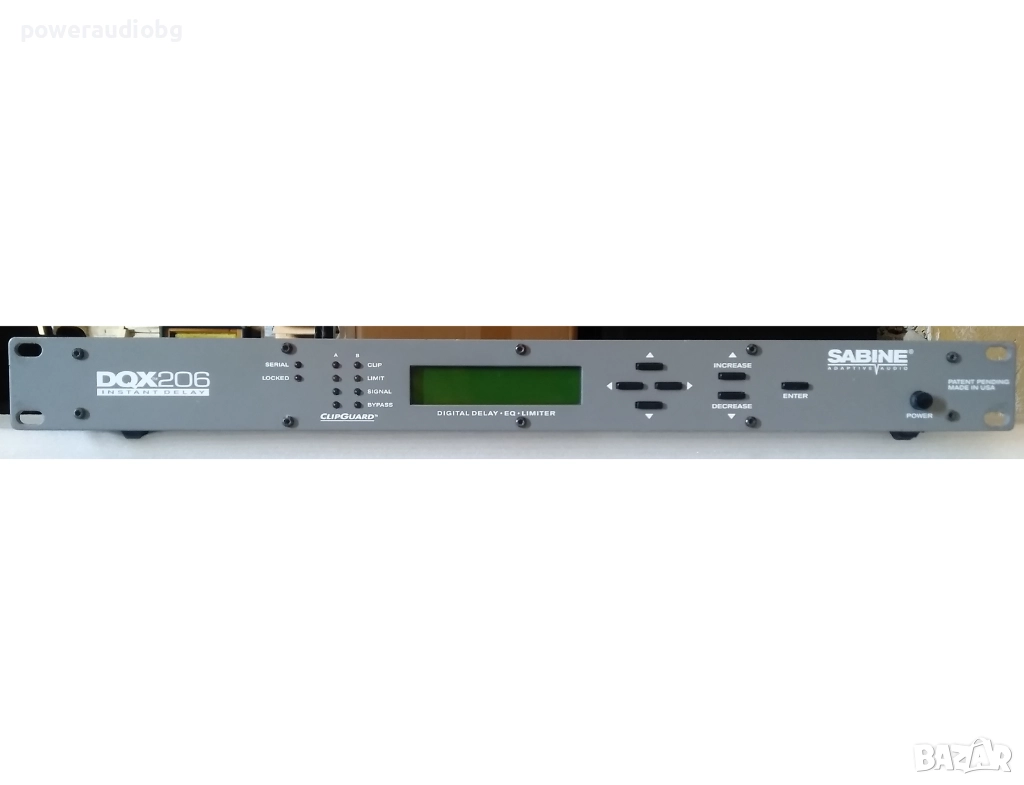 Дигитален звуков процесор Sabine DQX206 Digital Signal Processor (DSP), снимка 1