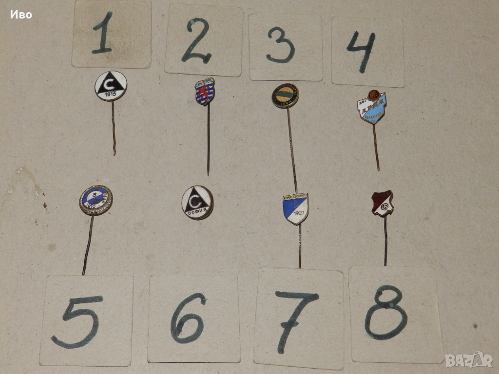 Футболни значки, снимка 1