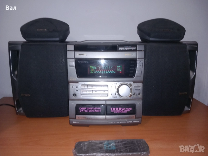  Качествена аудио система AIWA CX-NS74HR – като нова, снимка 1