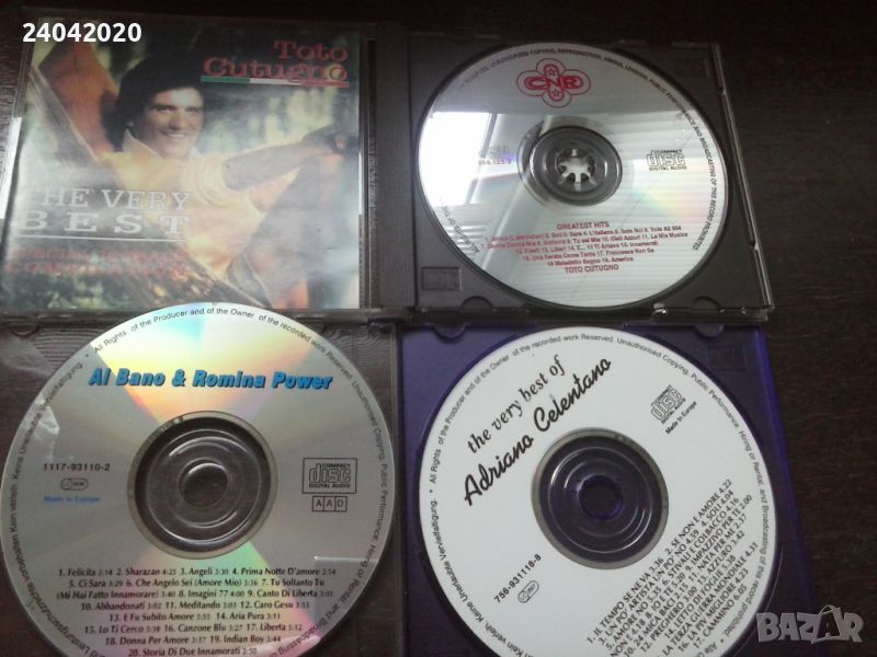 Toto Cutugno/Al Bano & Romina/Adriano Celentano матрични дискове, снимка 1