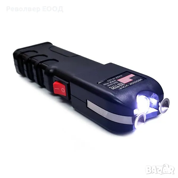 Мощен електрошок 928 TYPE 980000K с фенер – 1500KW за самозащита, снимка 1