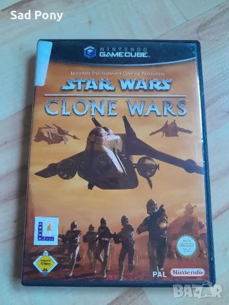 Nintendo GameCube Star Wars Clone Wars игра, снимка 1