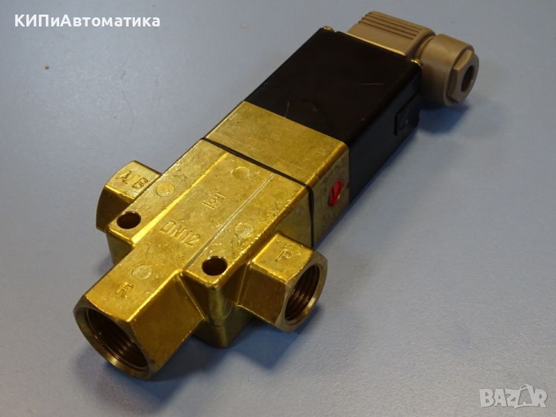 магнет вентил 3-пътен Burkert 340-C-304 3/2 way solenoid valve 24VDC 16Bar, снимка 1