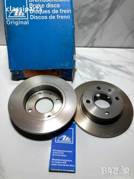 Спирачни дискове ATE за ФОРД Ескорт, Орион и Фиеста / FORD Escort, Orion, Fiesta, снимка 1