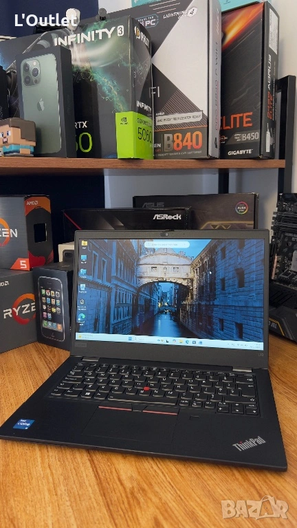 Лаптоп Lenovo Thinkpad L13 Gen2, i5-11Gen, 8GB RAM, 256GB SSD, снимка 1