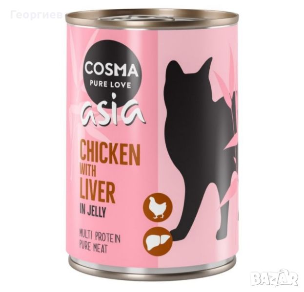 Cosma Original пиле с черен дроб 400гр. консерва за котки, снимка 1