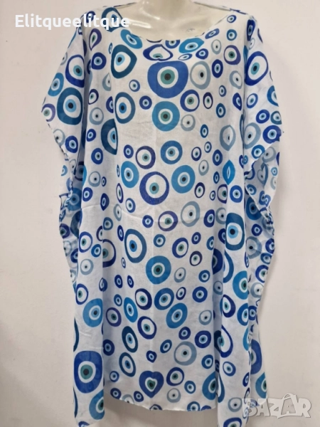 Плажна туника от 100% памук – Стил и комфорт за лятото, снимка 1