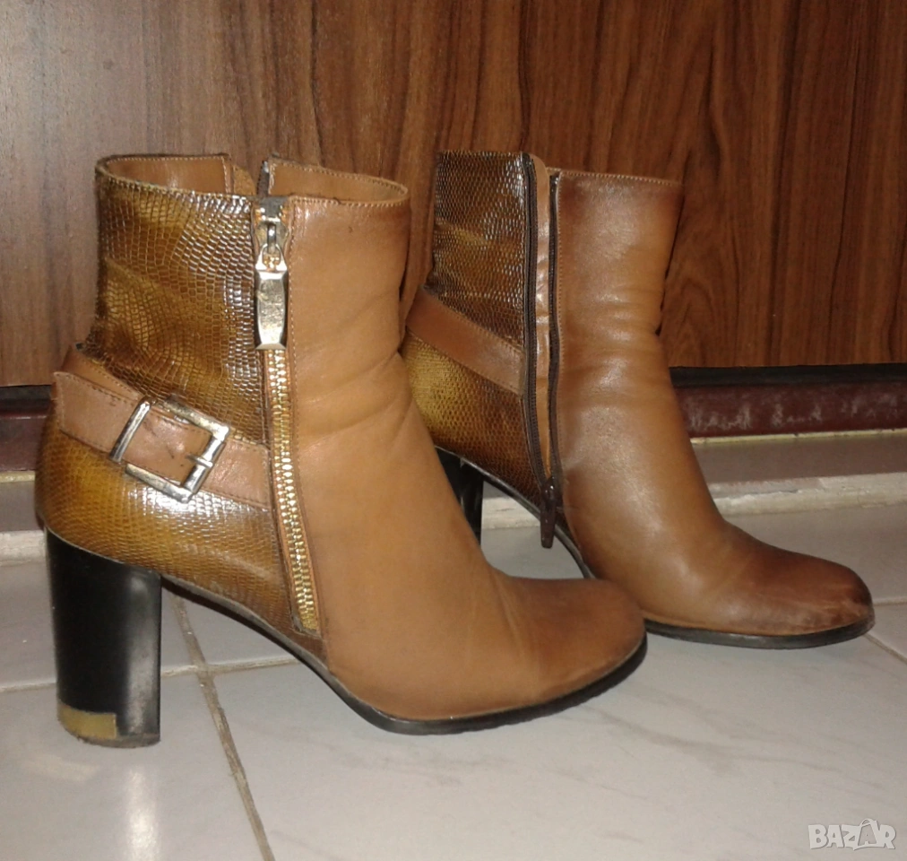 български боти естествена кожа , снимка 1