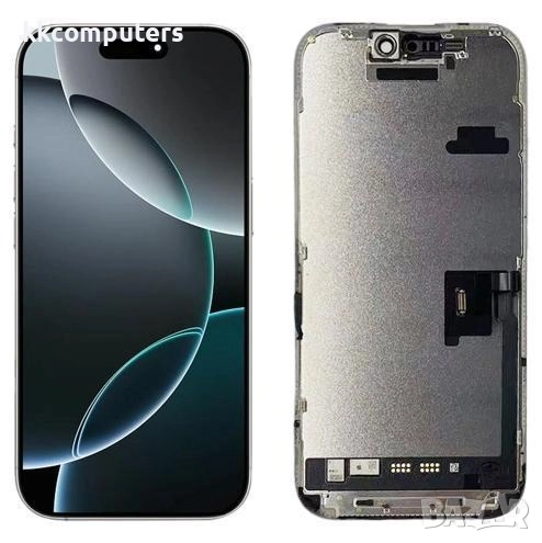 DD OLED Съвместим LCD Дисплей за iPhone 16 Pro 6.3 + Тъч скрийн / Черен / Баркод : 484174, снимка 1