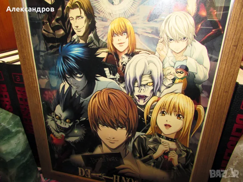 anime Death Note тетрадката на смъртта картина аниме, 33х43см, подходяща за подарък, снимка 1