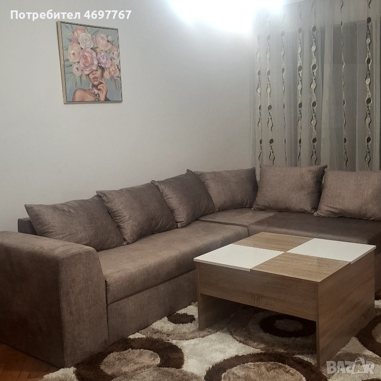 Отдава се под наем двустаен, напълно обзаведен, среден апартамент в топ център, в близост до Билла., снимка 1