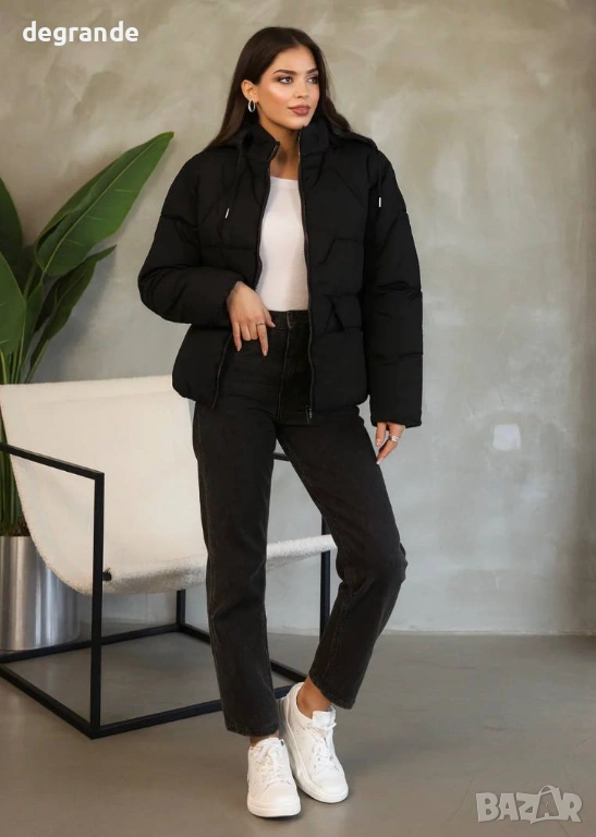Черно дамско яке , снимка 1
