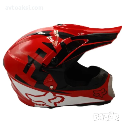 Каска Крос Мотор/Скутер/Бъги/Вело/АТВ FOX-7155, снимка 4 - Аксесоари и консумативи - 51140747