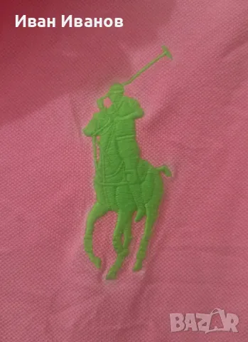 Оригинална дамска фланелка с яка Polo Ralph Lauren, снимка 3 - Тениски - 47008515