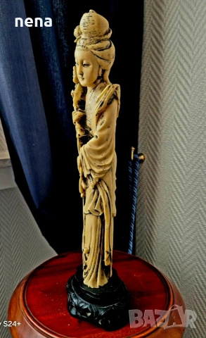 Японска ГЕЙША Ръчно изработена. , снимка 3 - Антикварни и старинни предмети - 53826142