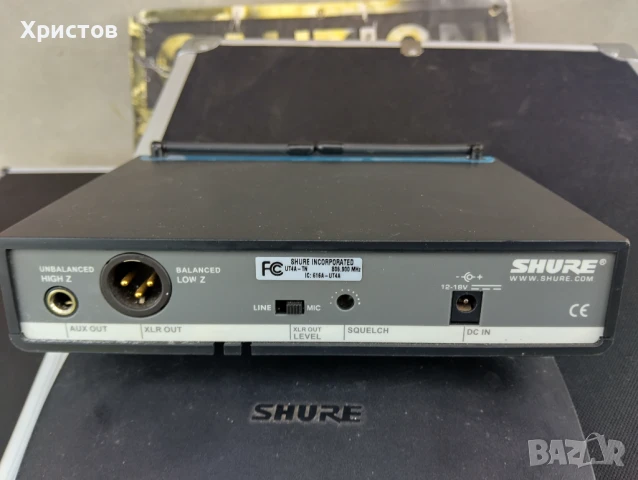 SHURE -Приемник за радиомикрофон., снимка 5 - Други - 50476346