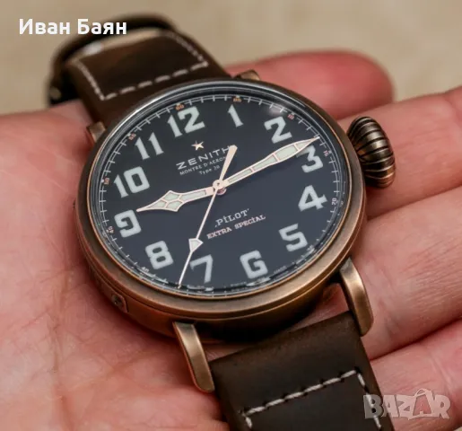 Zenith Pilot 45mm., снимка 1 - Мъжки - 49496808