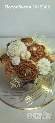 Букет от соев восък, снимка 9 - Други - 49778456