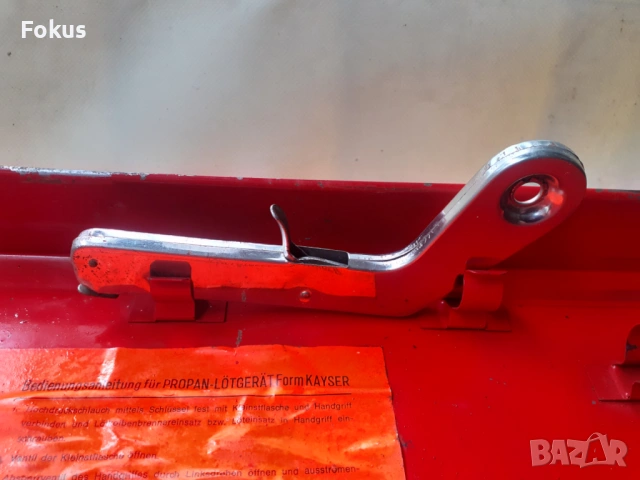 Професионална стара немска газова горелка с куфар - Kayser, снимка 6 - Антикварни и старинни предмети - 53500267